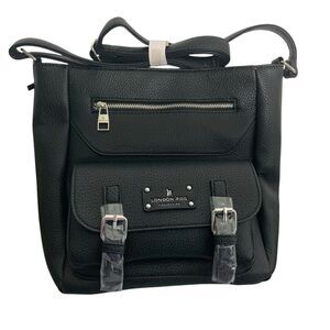 London Fog Black Crossbody Bag